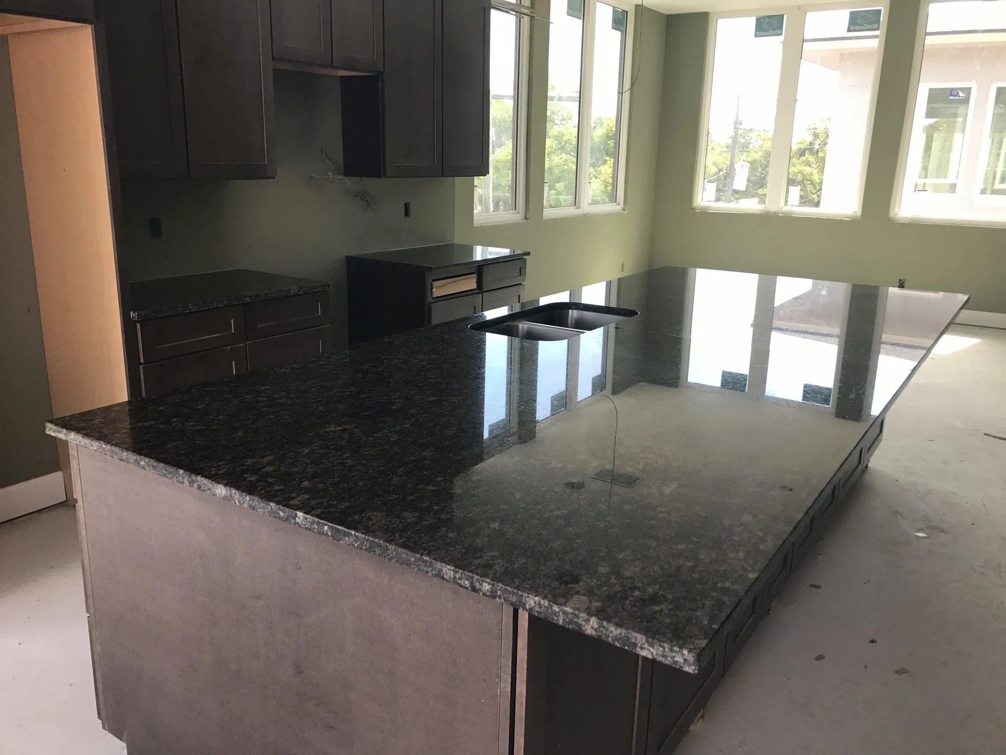 Moon White Granite Island Countertops