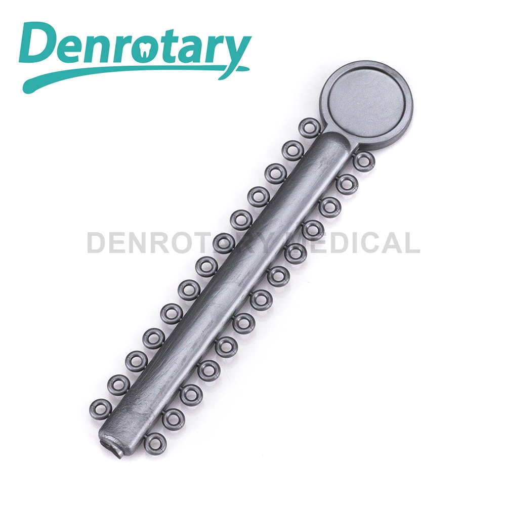 Attache de ligature dentaires Orthodontie transparent coloré Ligature liens élastiques en caoutchouc