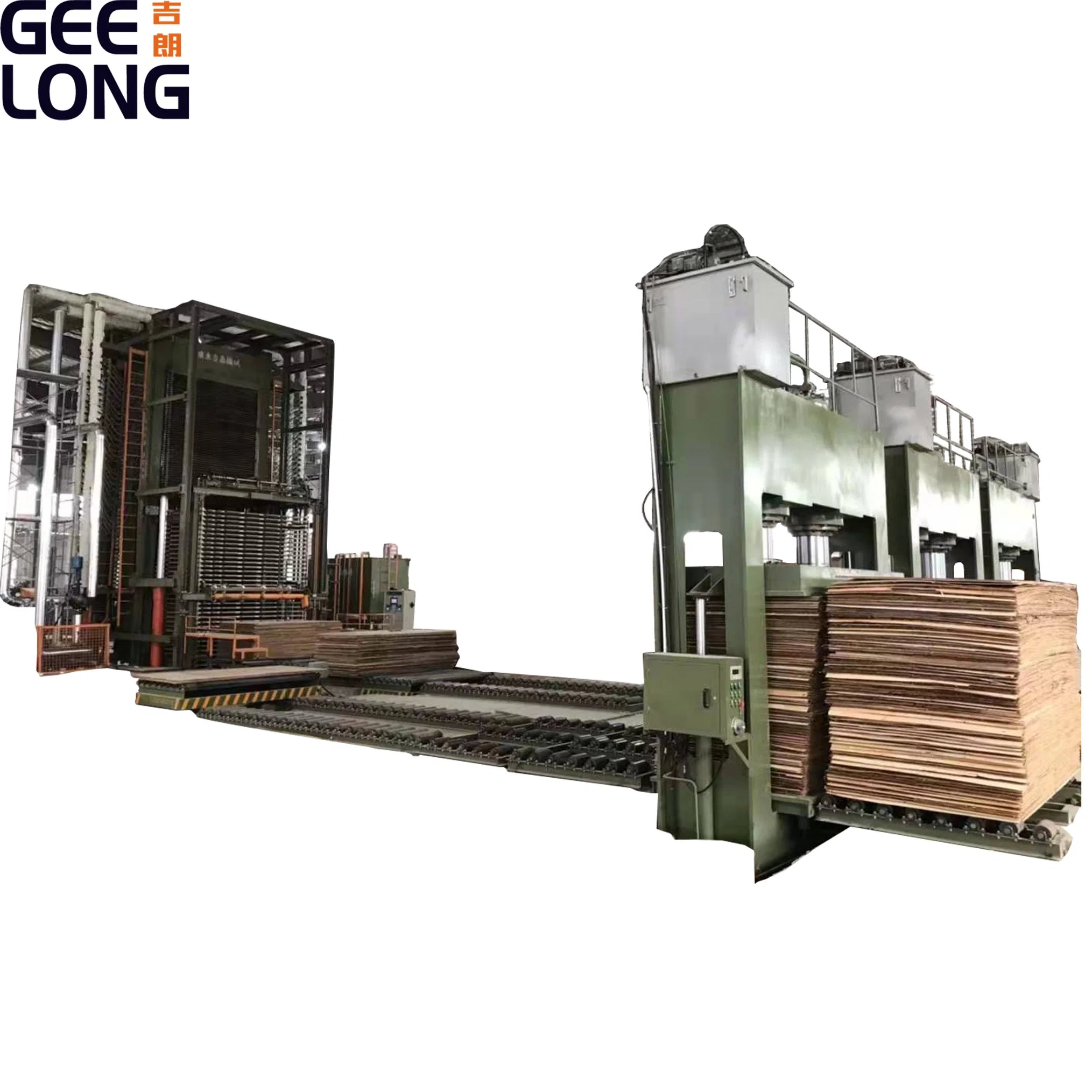 Raw Plywood Heat Press Machine Wood Working Machine Plywood Production Line