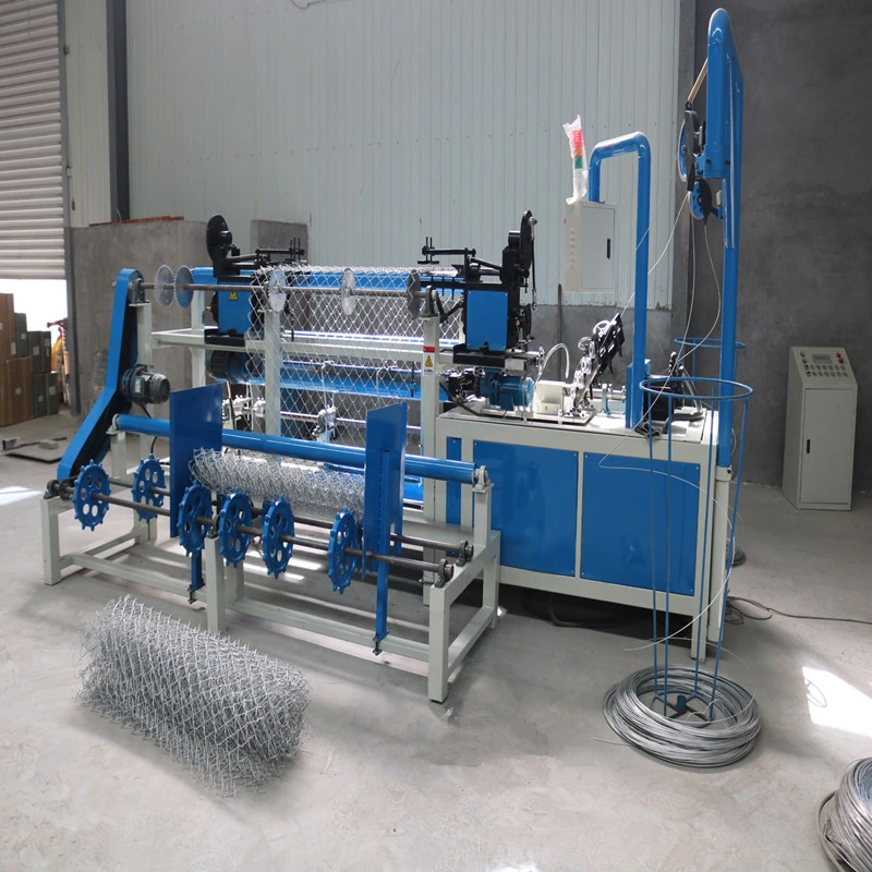 Thailand Customer Full Automatic Chain Link Fence Machine for Diamond Mesh