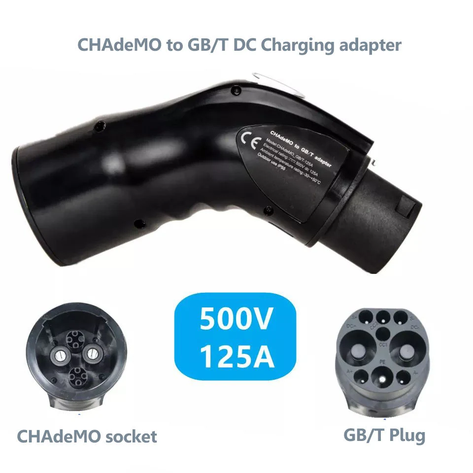 Max Power 1000V CCS1 CCS2 Chademo Combe to Gbt DC EV Charger Adapter for Chinese Electric Car