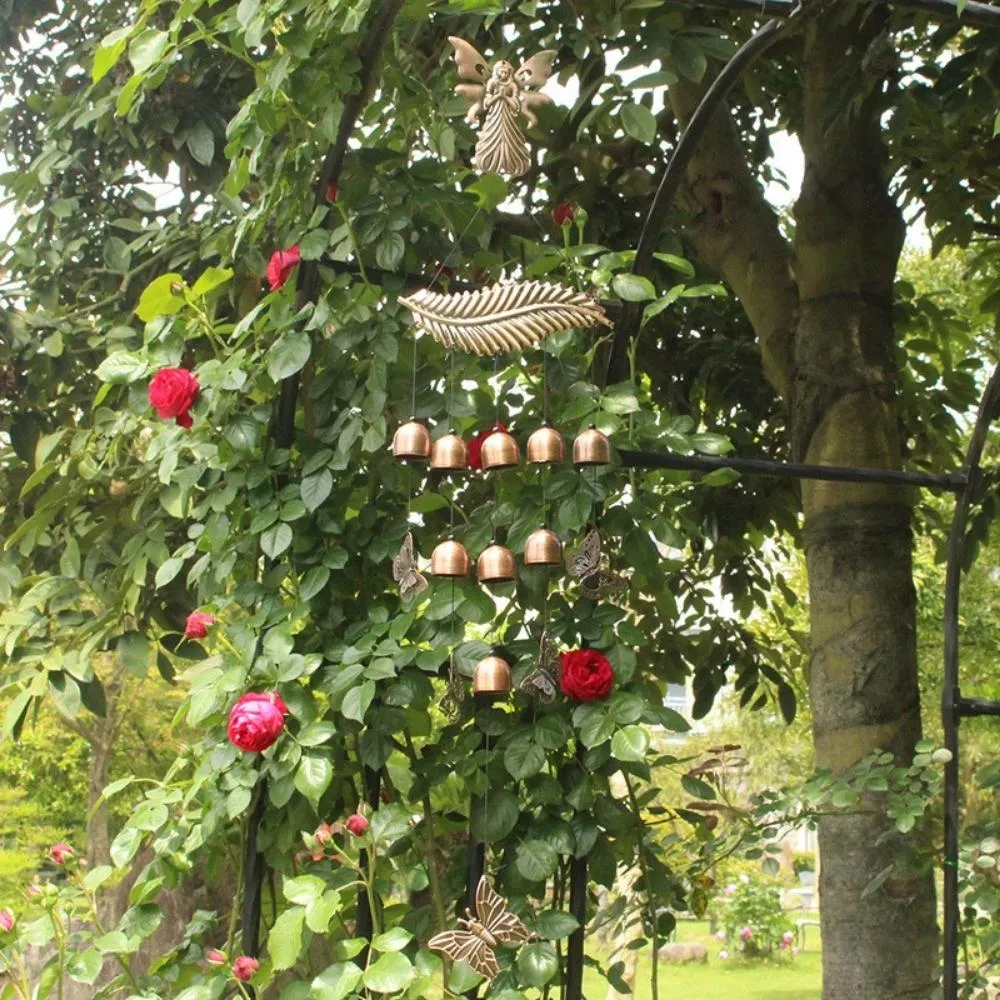 Ornamentos de jardín de césped decoración Butterfly Carillón para exteriores Bl22208