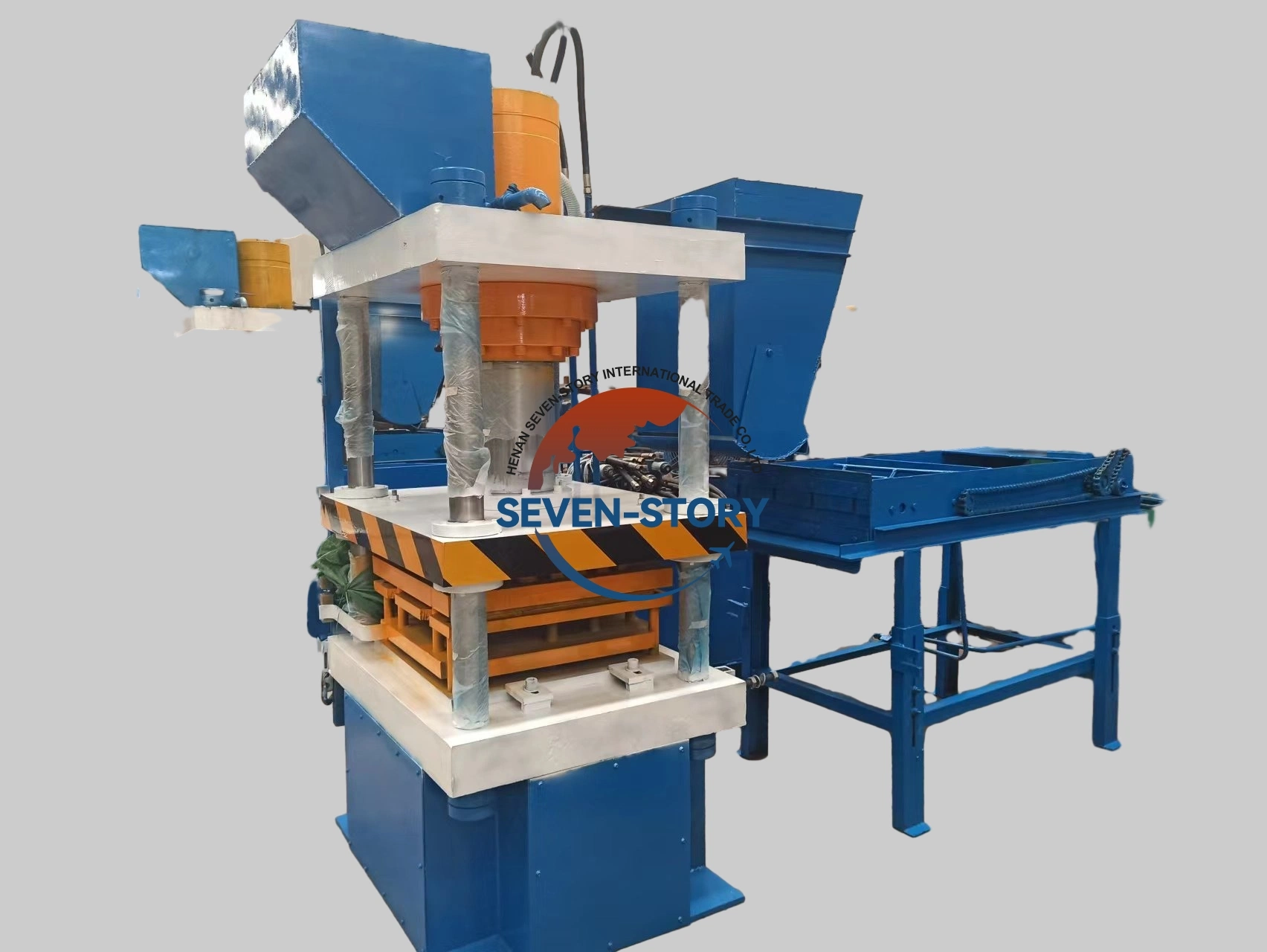 Máquina de fabrico de tijolos hidráulicos com bloco de terminais de venda direta
