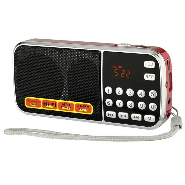 Support FM/Am Dual Band TF Memory Card Speaker Elderly Radio