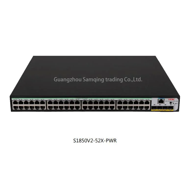 S1850V2-52X-Pwr Ethernet Network Switch Four 10g SFP Uplink 48 Ports H3c Soho Switch