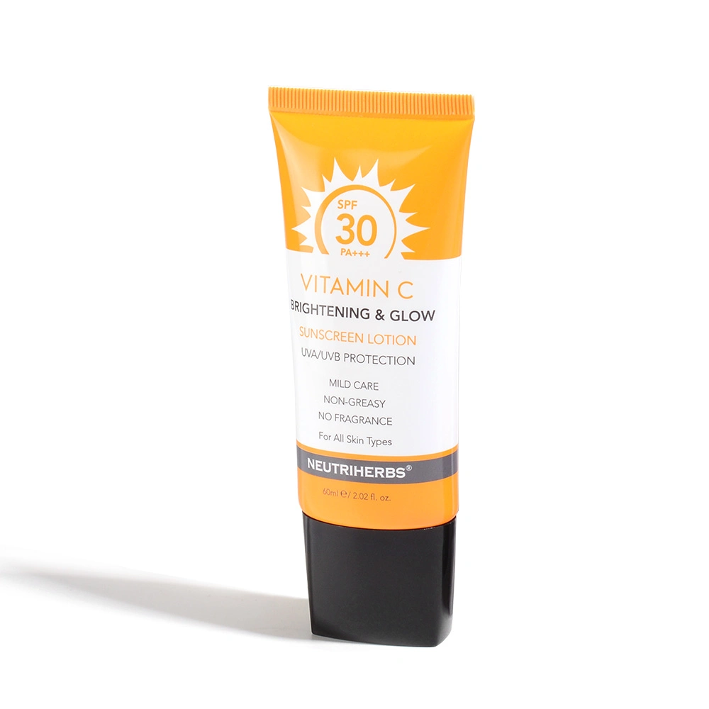 OEM/ODM Organic SPF 30 Sun Screen Cream with Zinc Oxide for Dark Skin Non Whitening