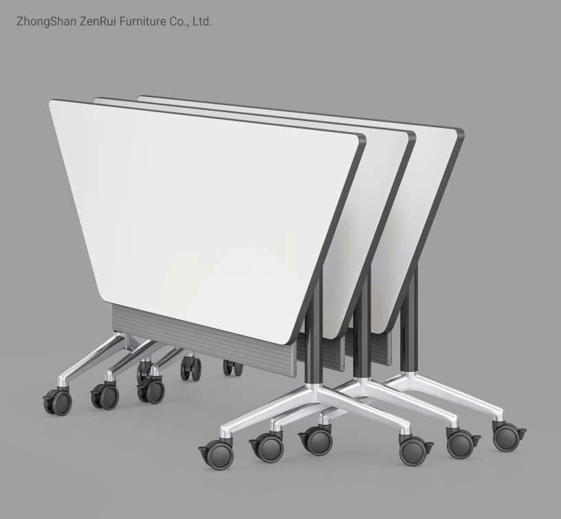 Office Meeting Sliding Movable Adjustable Conference Room Stackable Folding for Training Tables