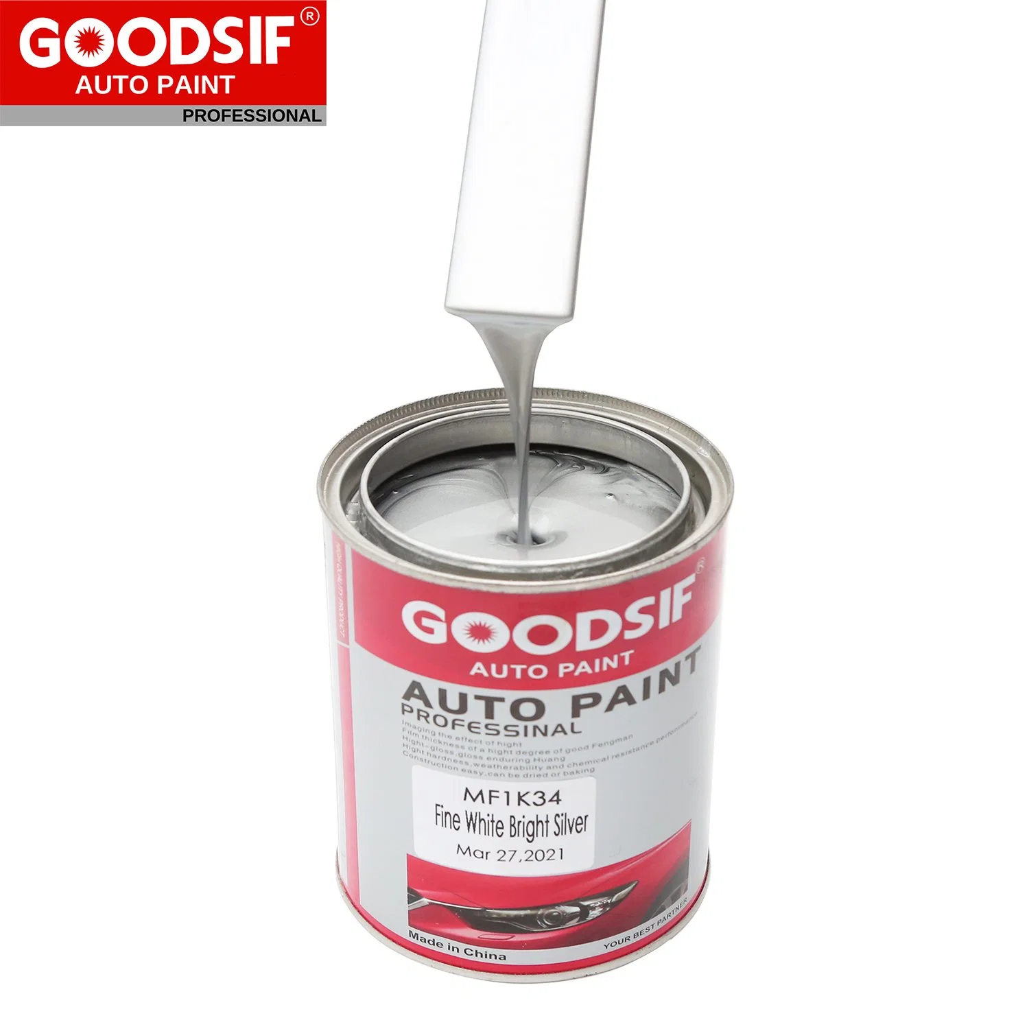 Wholesale/Supplier High quality/High cost performance  Auto Primer Price Easy Application Solid Automotive Clear Varnish Base Coat Car Refinishing Paint