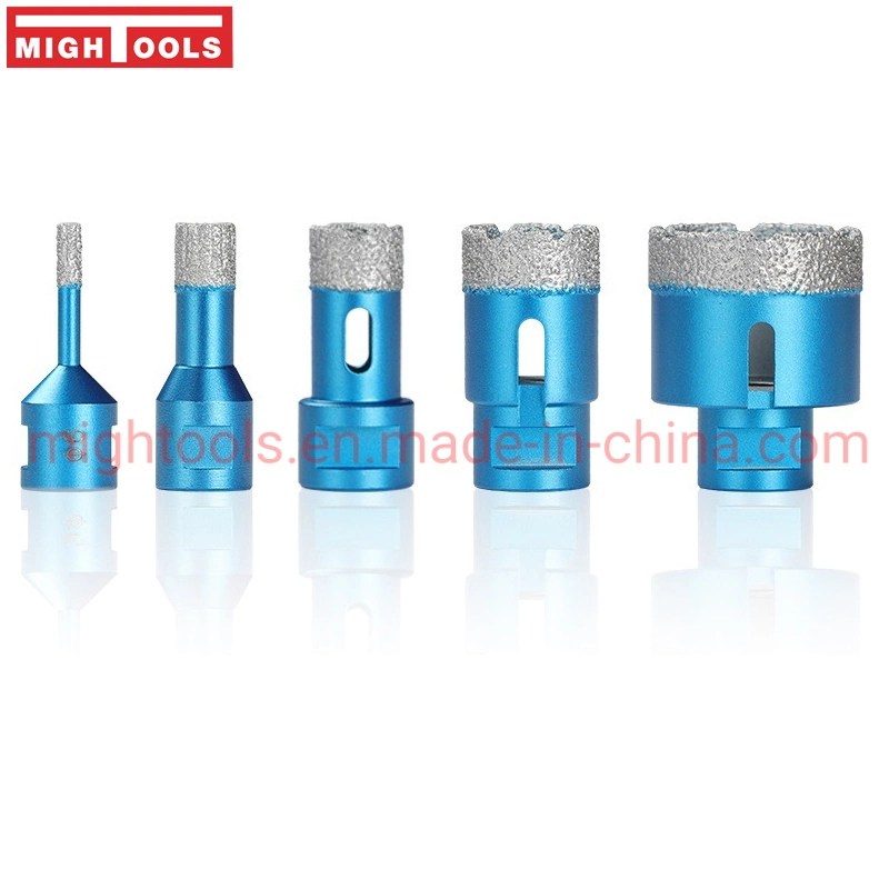 M14 Thread Diamond Dry Vacuum Brazed Drill Granite Marble Hole Saw Tools