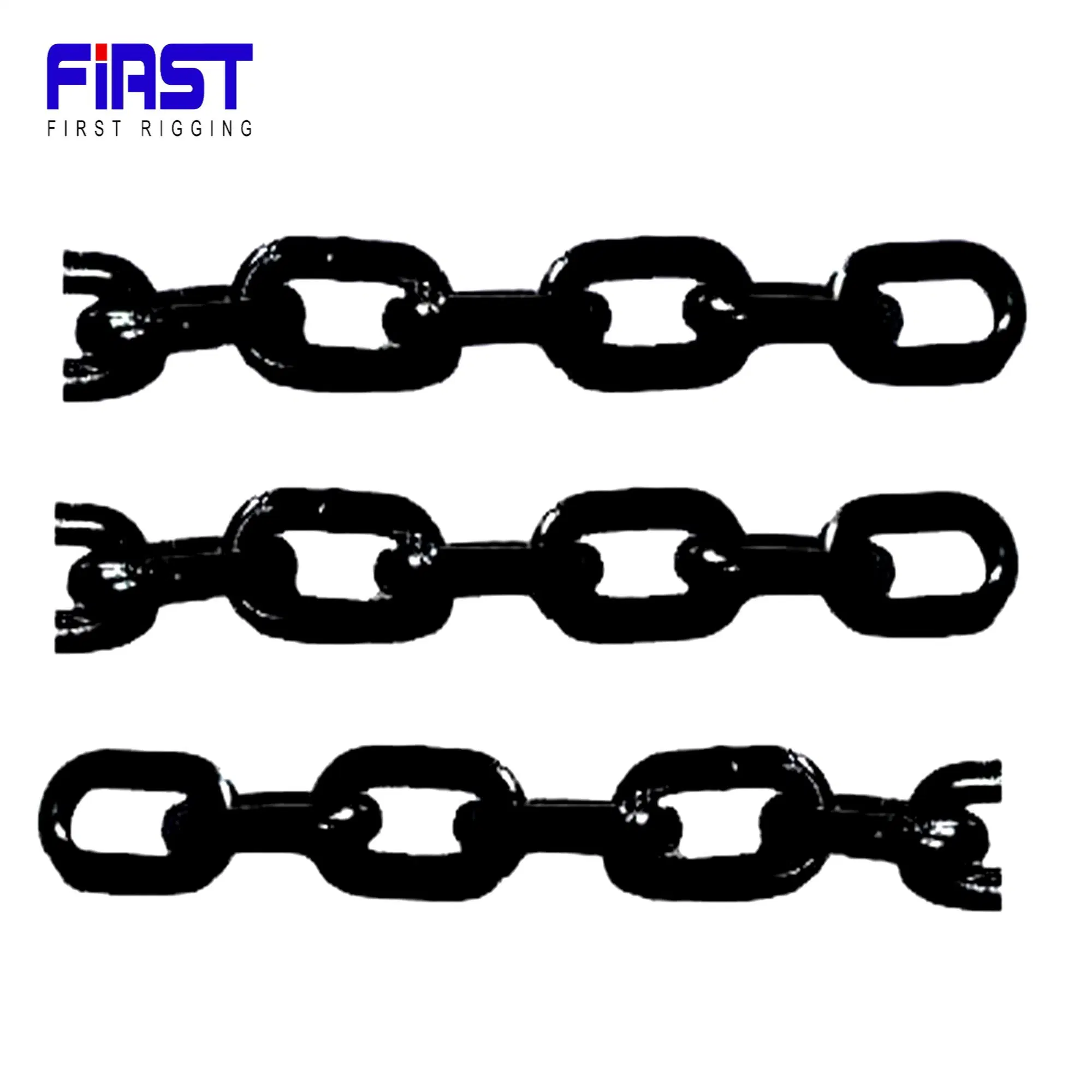 G80 High Tensile Alloy Steel Customized Stud Link Chain for Ocean Heavy Industry