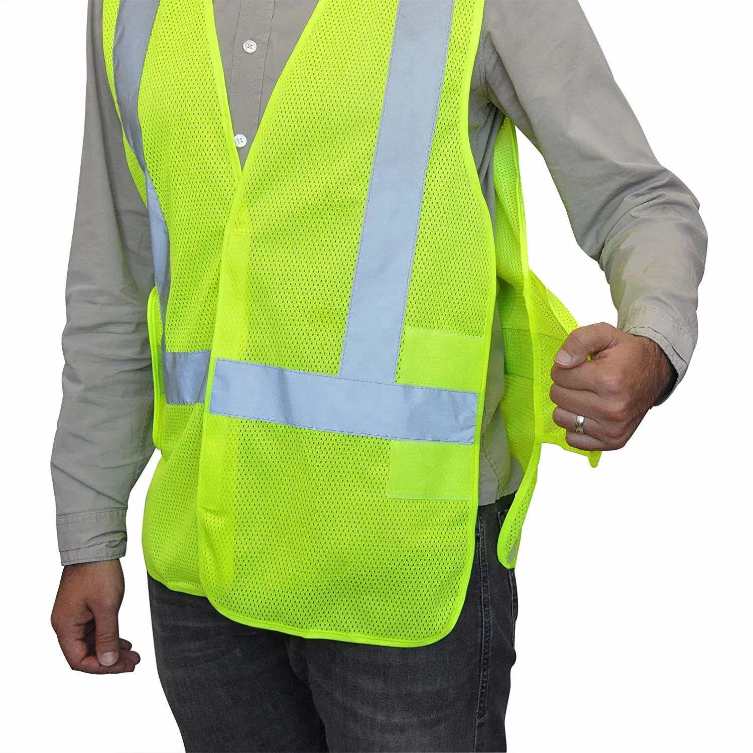 Breathable Mesh Safety Vest Traffic Reflective Vest