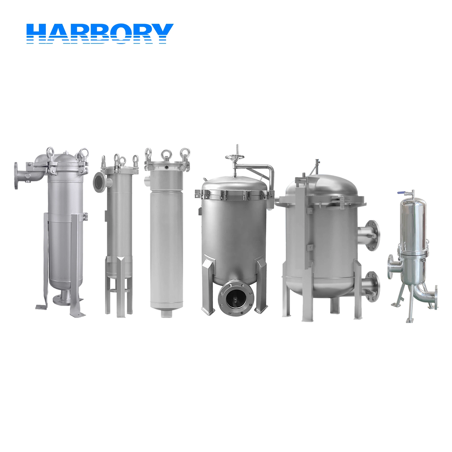 Liquid Oil Wine Beer Paint Filtration Machine Cartridge Bag Filter Housing Multi Stainless Steel Water Bag Filter Housing