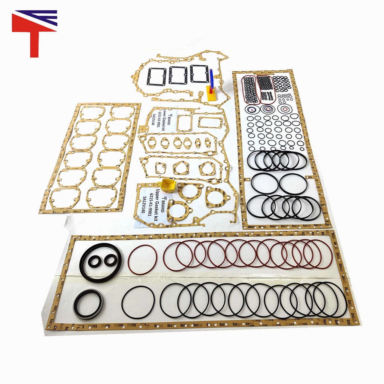 High Quality 6215-K2-9901 Upper Gasket Kit for Sda12V140 Excavator Spare Parts