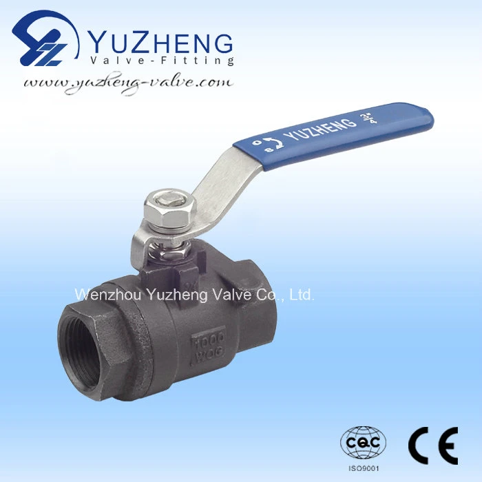 2 PC Oil Gas Pipe Valve Thread Screw Floating Ball Valve