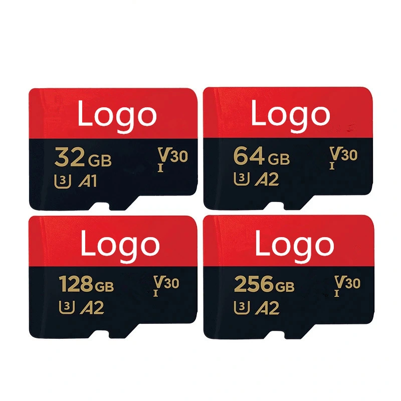 Factory Wholesale/Supplier Full Capacity Flash Card 128 GB TF SD Card Custom Logo 8GB 16GB 32GB 64GB 128GB 256GB 512GB Memory Card