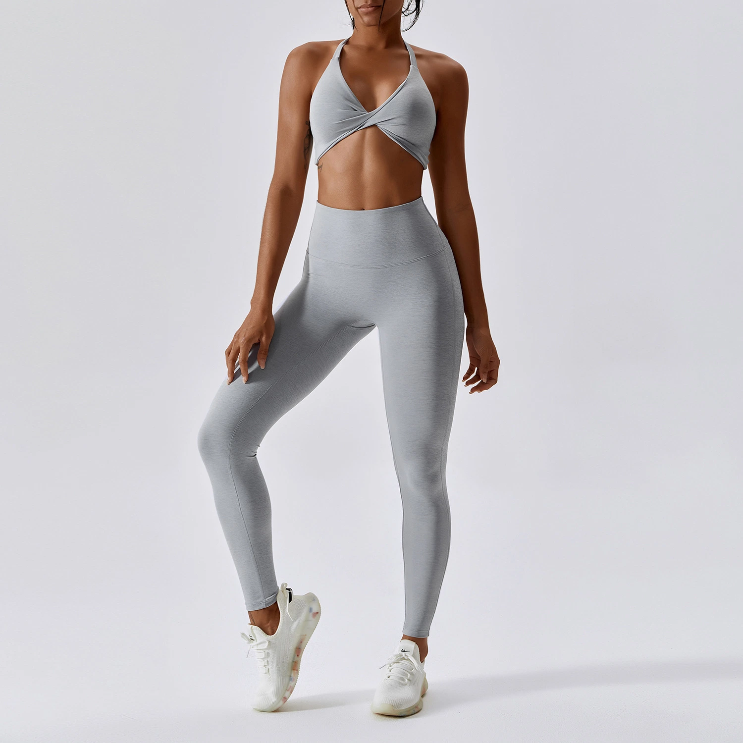 2023 Workout Set Fitness Wear Gym Outfit Sport BH und Yoga Wear Großhandel/Lieferant Workout-Sets für Frauen Sportswear Yoga-Set