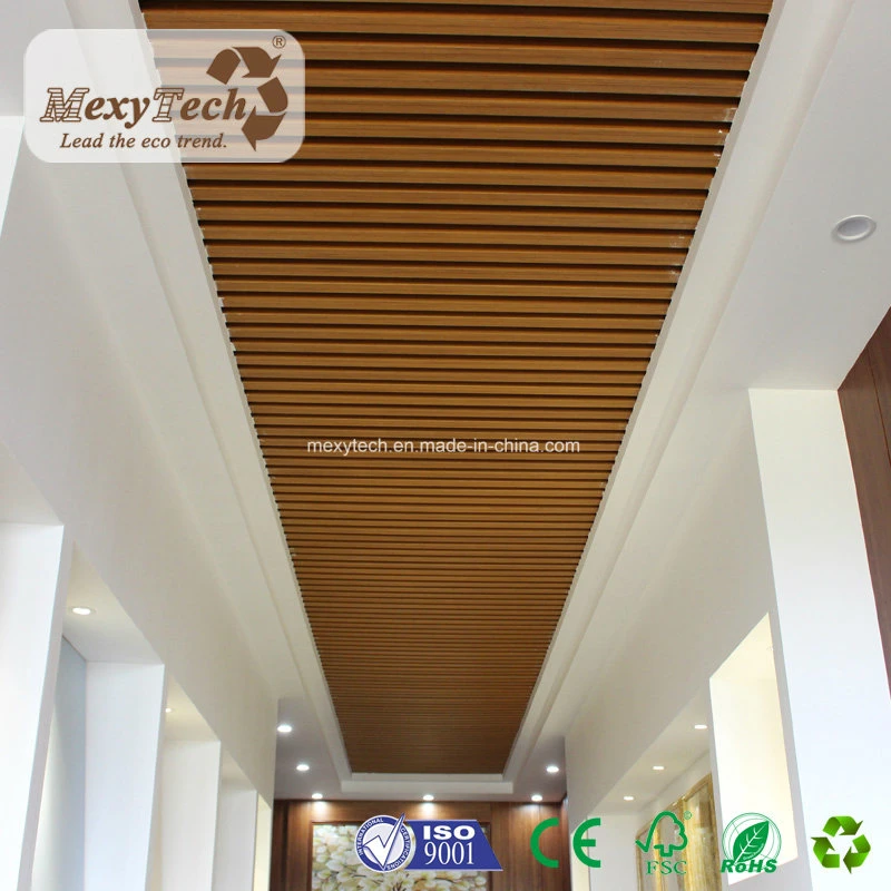 Waterproof Material Integrated Wood Ceiling Panels for Hotel Decoration