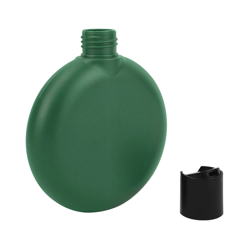 Green HDPE Plastic Cosmetic Packaging Custom Luxury Hotel Squeeze Empty Body Lotion Shampoo Bottle 200ml