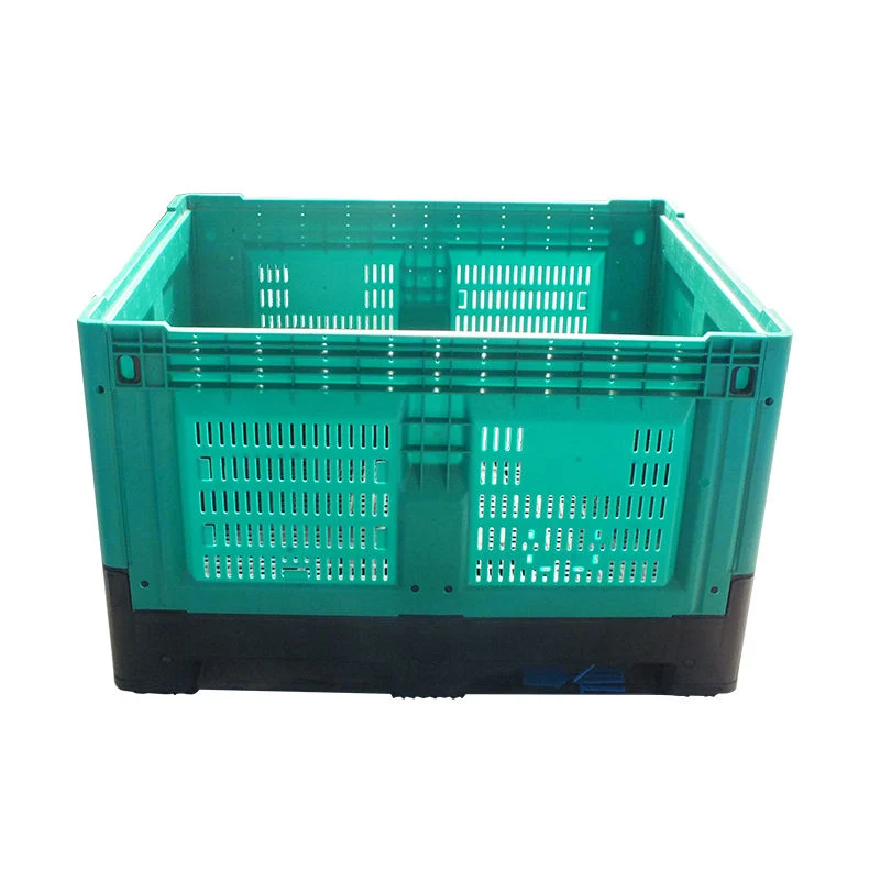 Collapsible Plastic Turnover Pallet Box Foldable Plastic Pallet Box