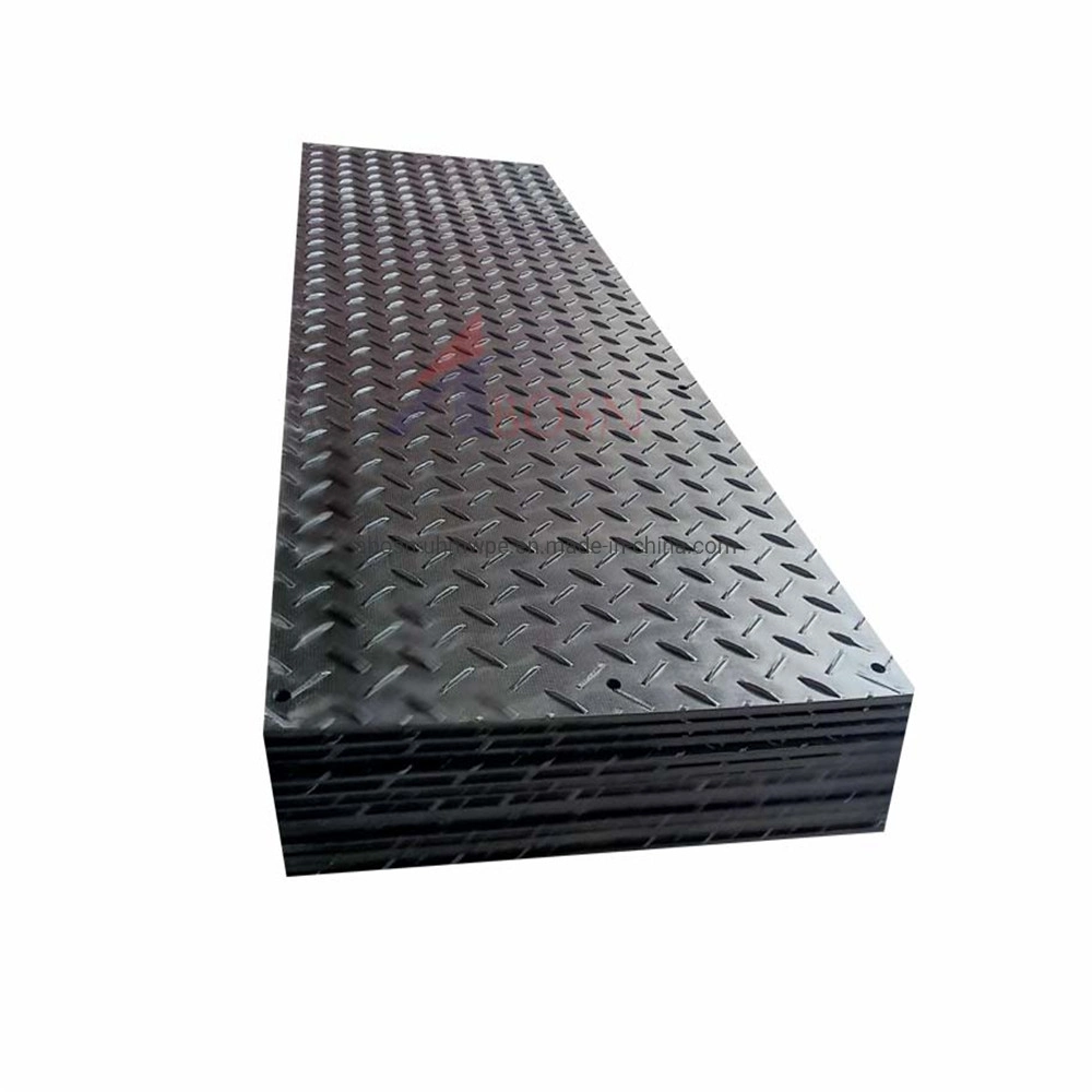 Ground Protection Place Floor Mats Plastic Anti-Slip HDPE Track Construction Mats