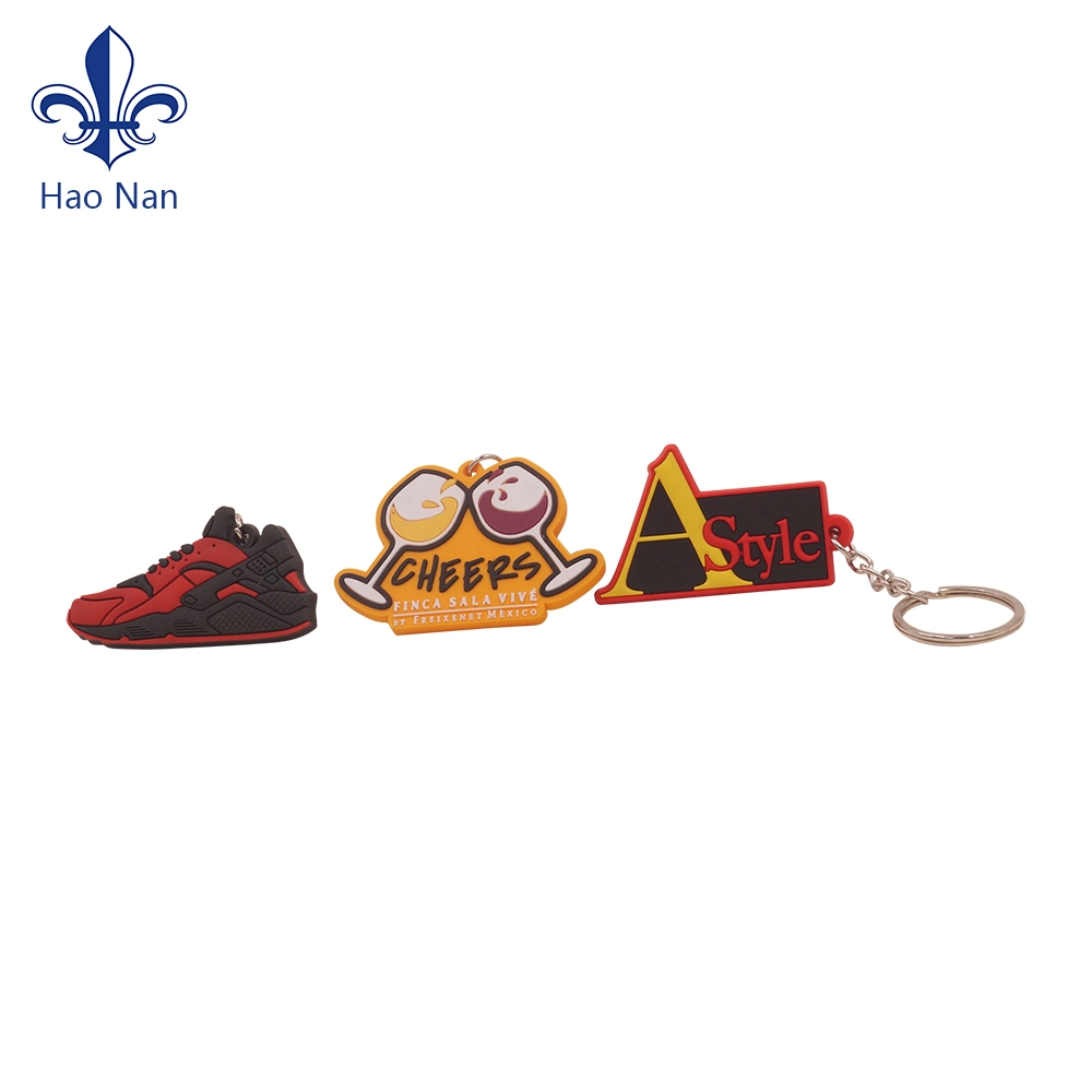 2020 Personalized Custom 3D Soft PVC Rubber Keychains for Promotion Gift