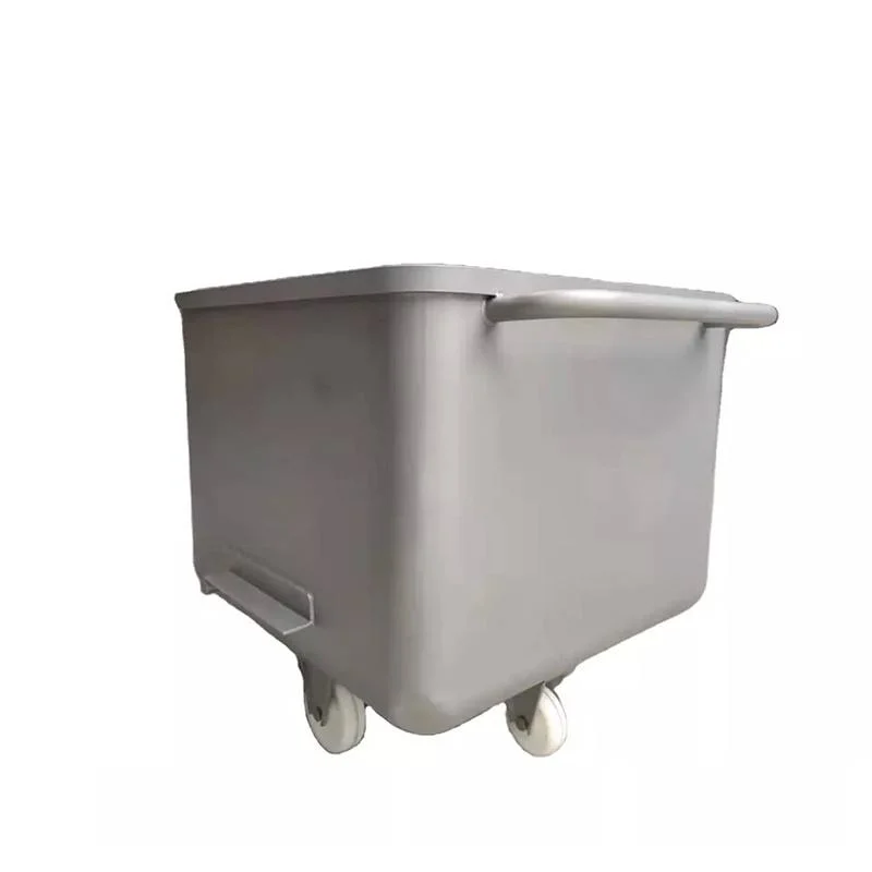 Industrial 200 Litre Stainless Steel Trash Can (Car, Meat Cart)