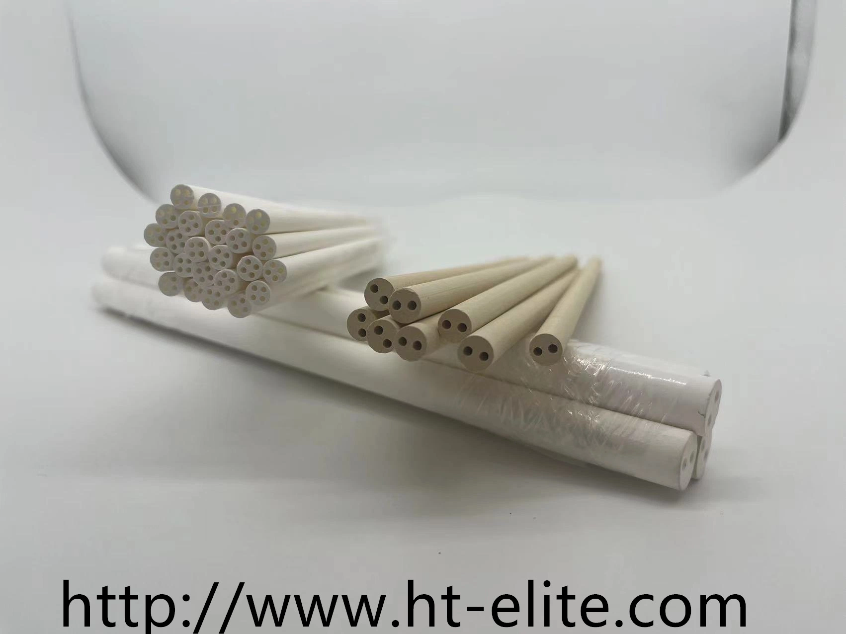 Industry High Purity Magnesia Oxide Ceramic Insulation Tubes for Cartridge Heaters