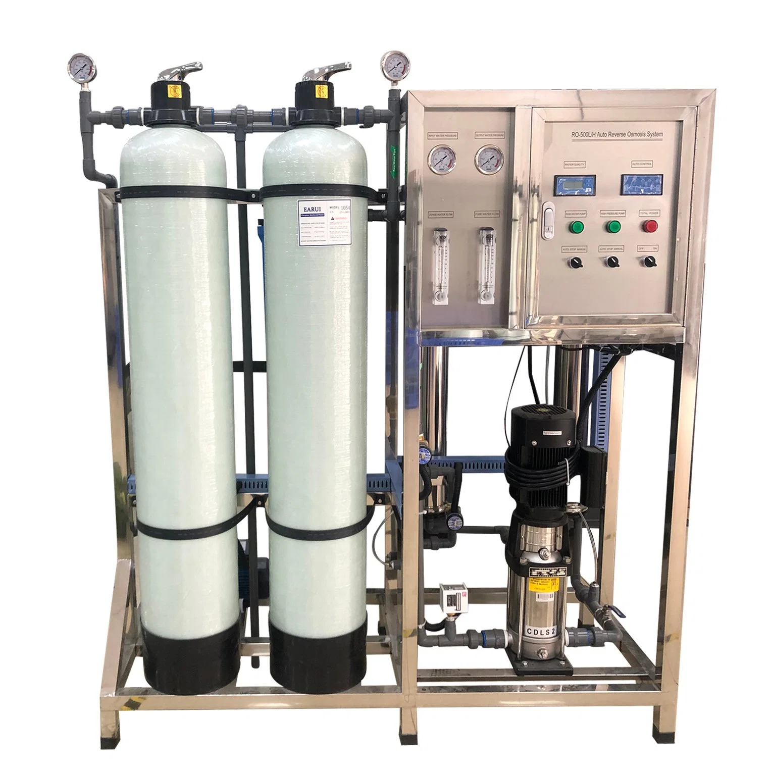 500lph RO Reverse Osmosis Drinking Water Purification Plant Cost Water Filter System Water Treatment System Water Filter Pure Water Making Machine