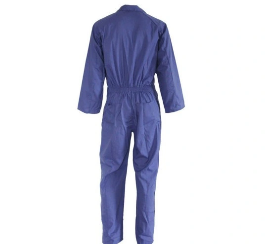 Soft Cotton Safety Coverall Blue Wear Rough Workwear in Guangzhou