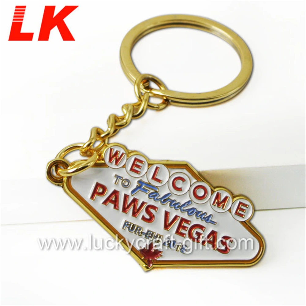 Wholesale/Supplier Promotional Souvenir Decoration Customized Custom Zinc Alloy 2D 3D Colorful Enamel Logo Gold Metal Personalized Ring Key Chain for Promotion Gifts