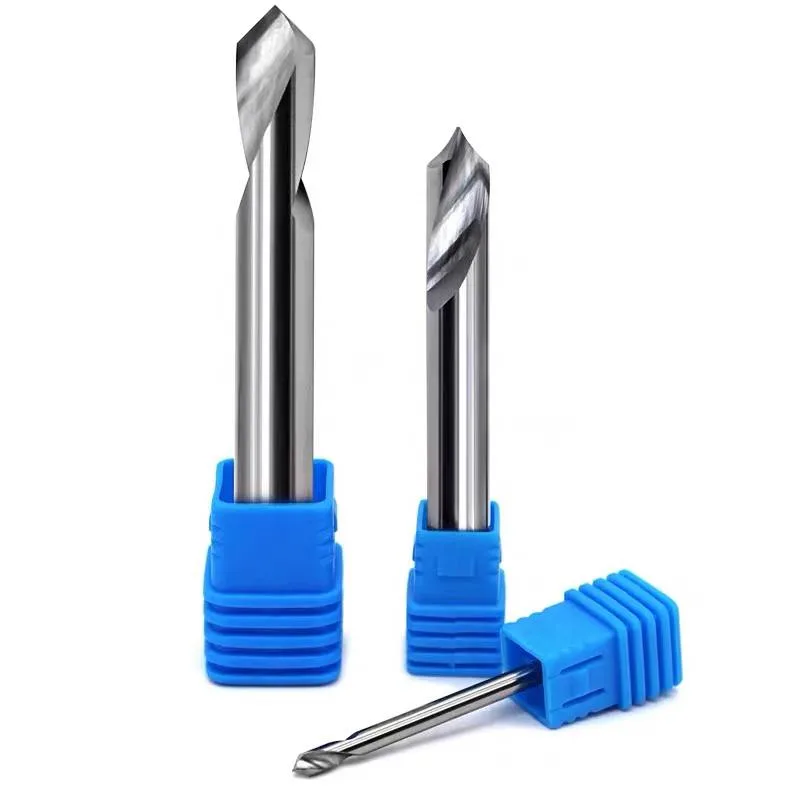 Wyk High Precision CNC End Mill NC مثقب موضعي ماكينة ثقب بقشة من الألومنيوم القاطع مثقب بقشة بقشة بقطارة NC البت بزاوية 90 درجة