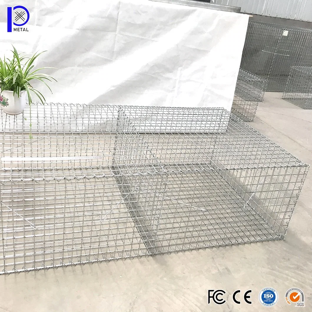 Pengxian 3X3 Galvanized Welded Wire Mesh Panel China Wholesale/Supplierrs 50X50 mm 50X100 mm Gabion Crates Used for Gabion Baskets as Retaining Walls