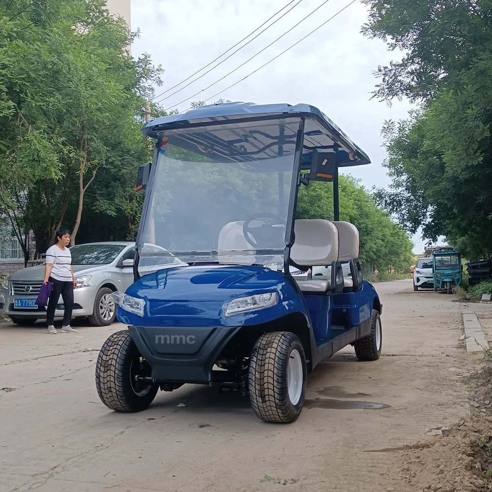 CE Approved 4 Seat Blue Golf Car Low Price Electric Golf Carts for Sale