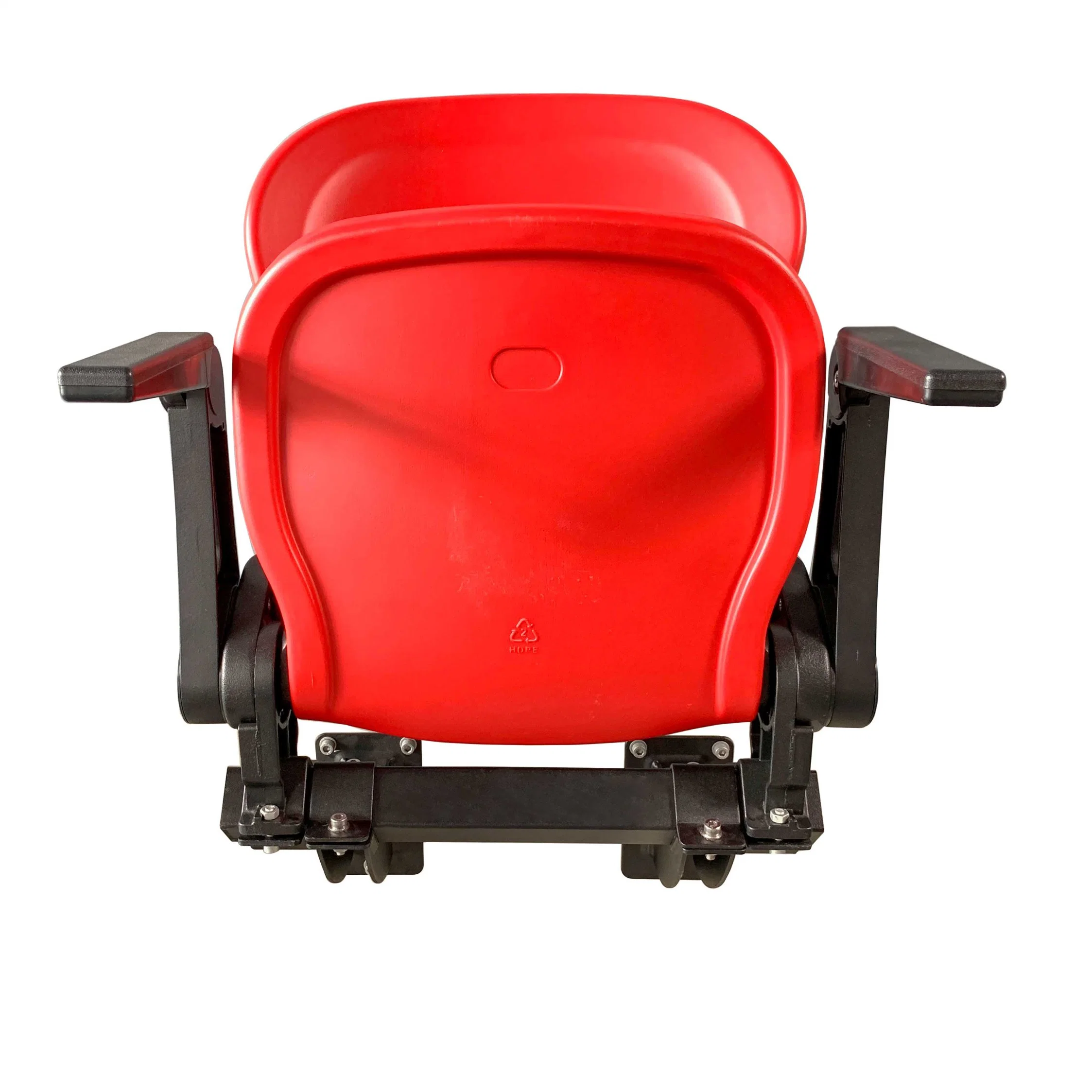 Wholesale/Supplier The Cheapest Price High quality/High cost performance SGS En12727 Level 4 Church Theater Auditorium HDPE Blow Molded Folding Stadium Seating Church Seat and Cushions