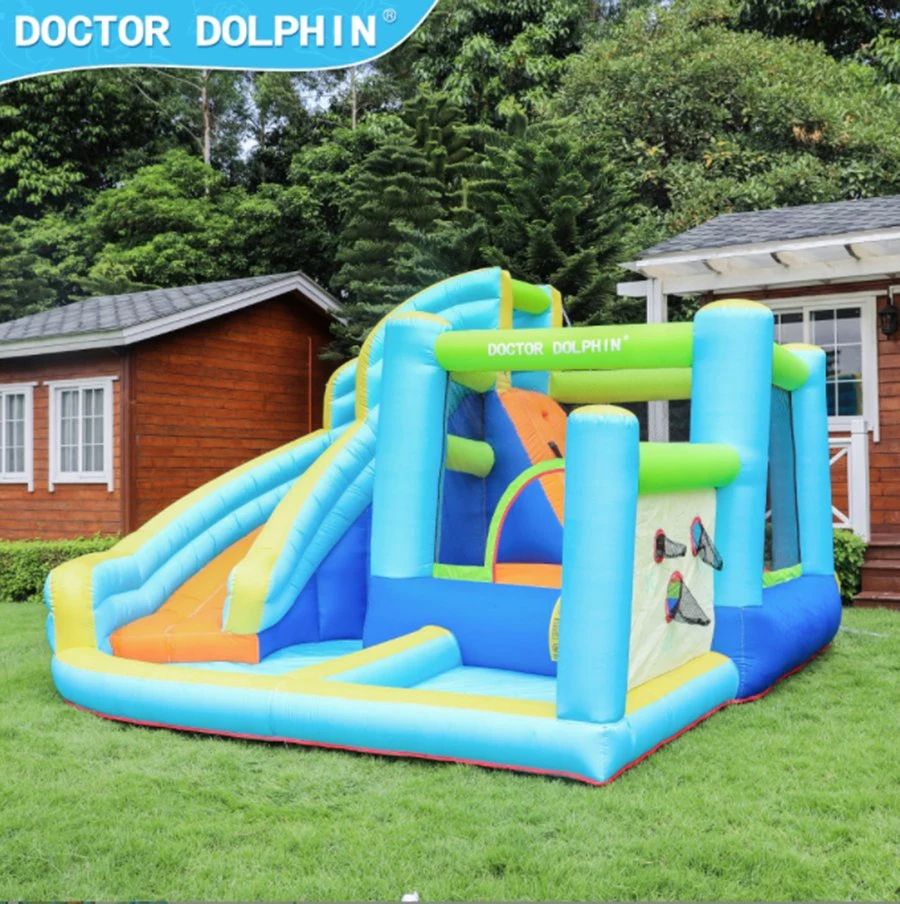 Children's Bouncy Castle Inflatable Water Jumping Bed Indoor and Outdoor Small Trampoline