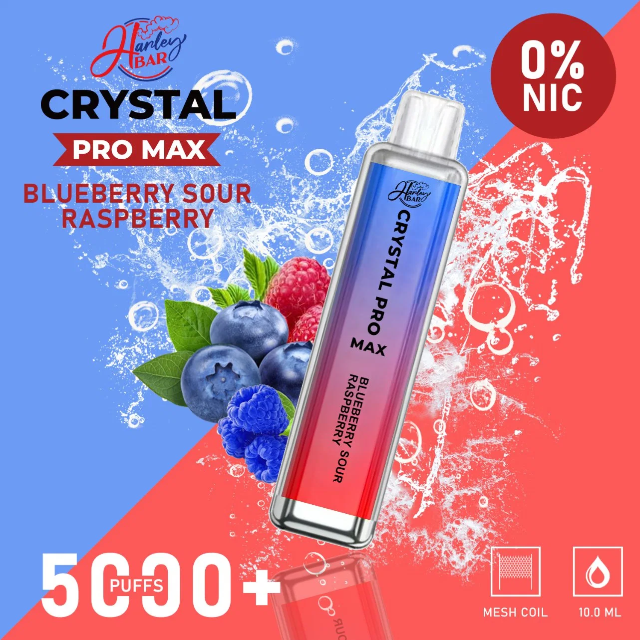 2023 UK Best Selling Wholesale/Supplier I Vape Pen Crystal PRO Max 5000+ Disposable/Chargeable Electronic Cigarette 20 Flavors 12ml with Tpd