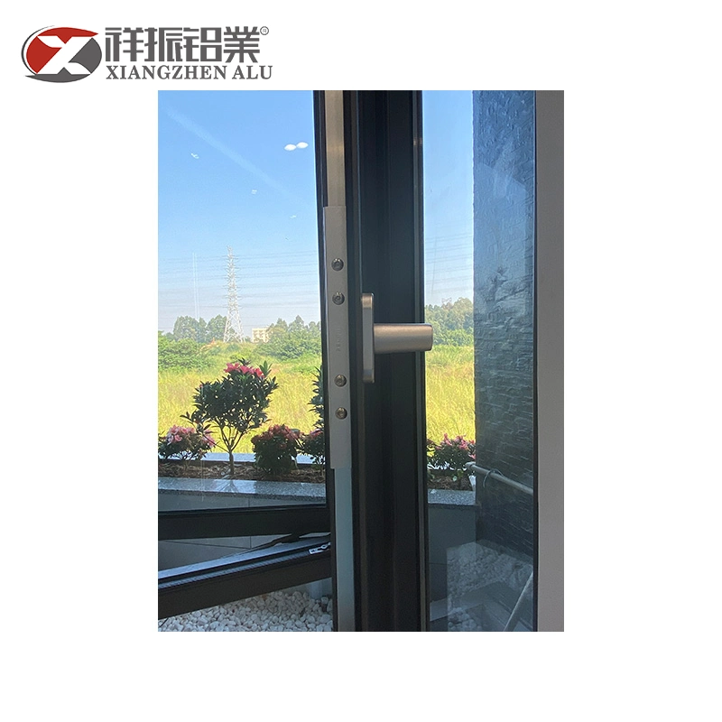 Bronze Anodised Aluminium Replacement Swing Windows for Metal Building Commercial Big Frame Fixed Glass Shop House Philippines