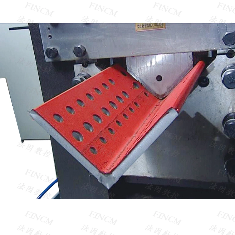 Angle Master FINCM CNC Hydraulic Angles Steel Line Marking Shearing Punching Cutting Machine