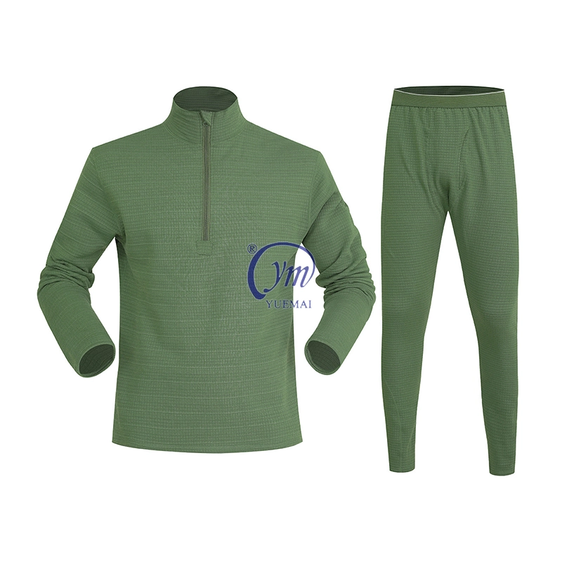 Тактическая военная зимняя одежда для длинных Джонса Sport Fleece Thermal UnderWear для Мужчин