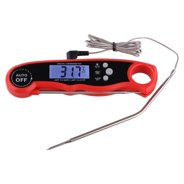 Dual Probes High Temperature Alarm Digital Barbecue Smoker Thermometer