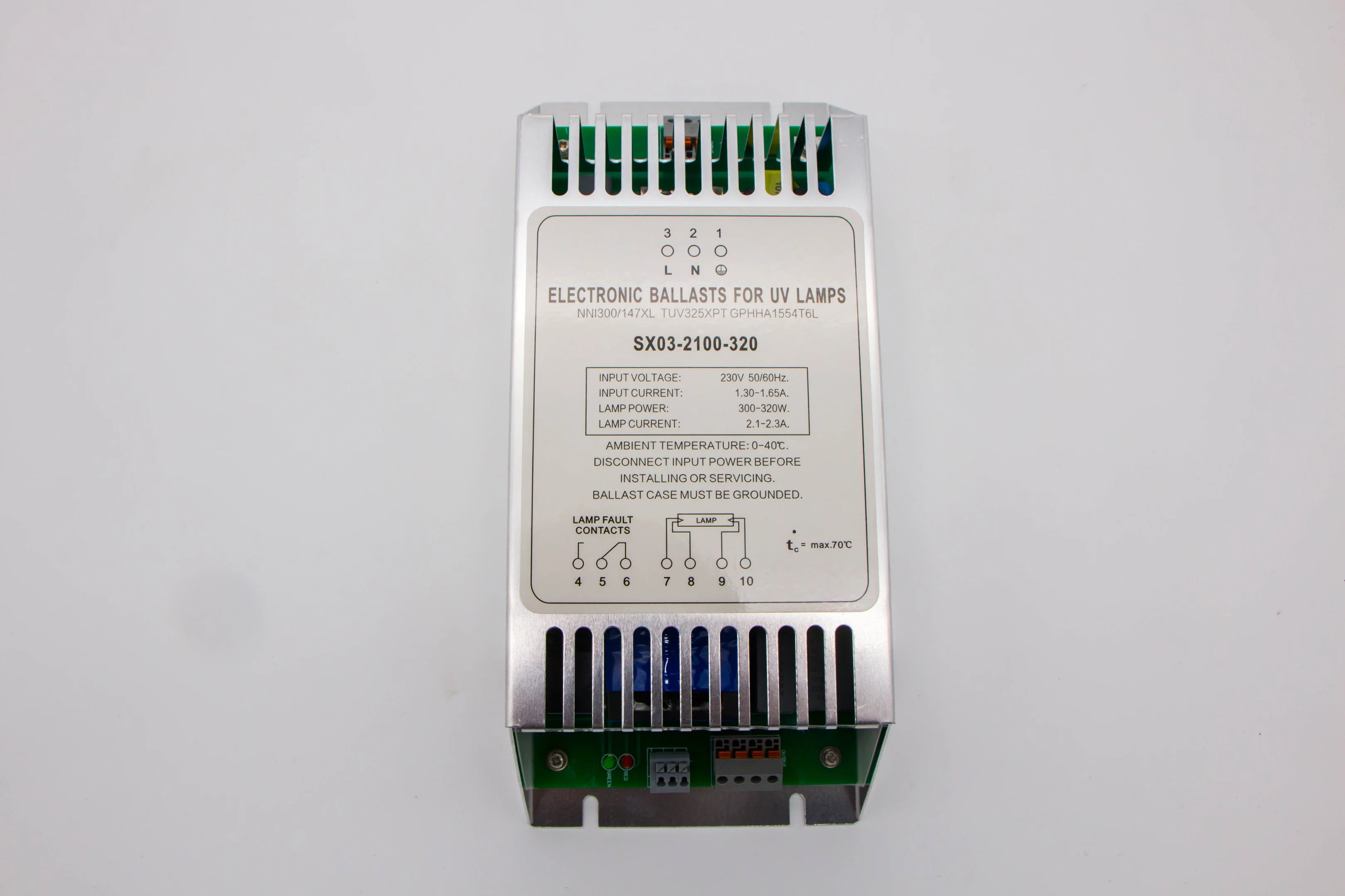 CE-Zulassung elektronischer Vorschaltgerät für UV-Lampe Gpha1554t6l-320W