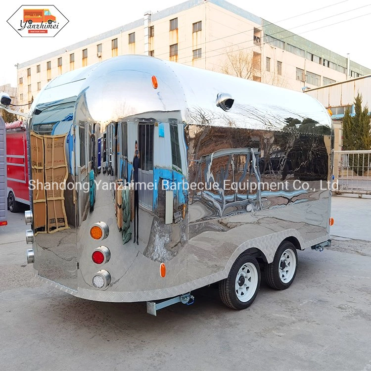 Mobile Ice Cream Fast Food Trailer Airstream Food Truck for Sale