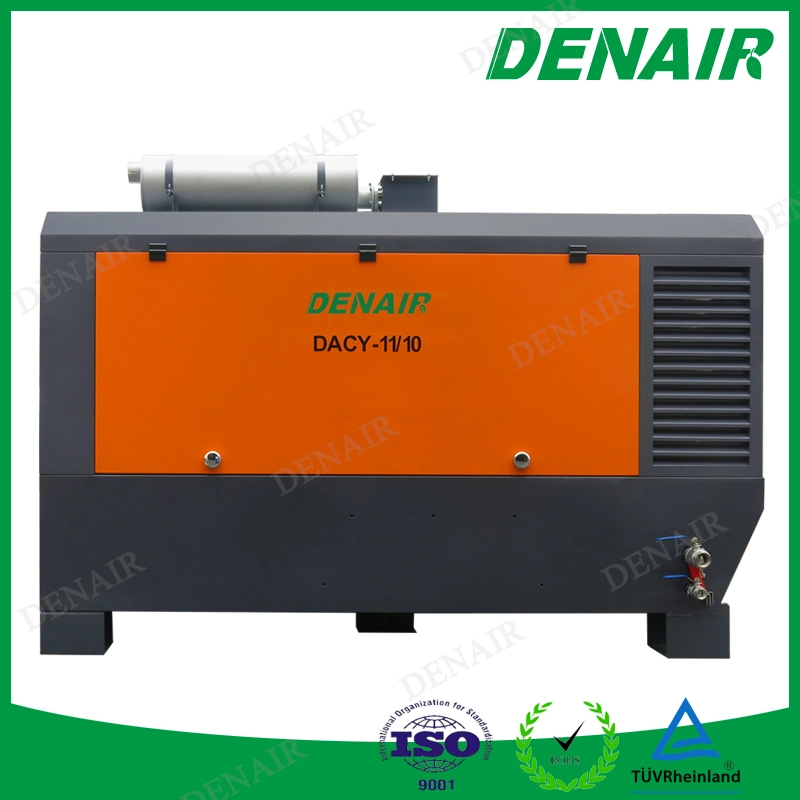 175 Cfm Heavy-Duty Skid Mounted Screw Type Diesel Air Compressor