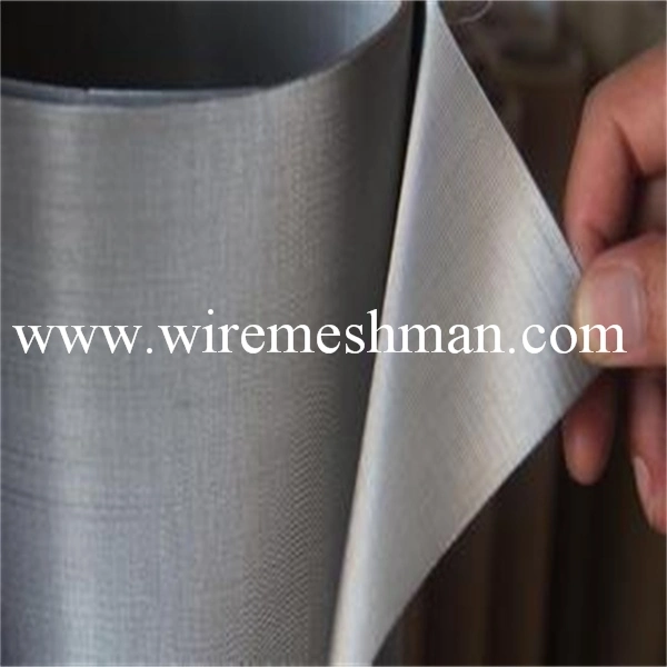 China Free Sample Plain Weave Woven Stainless Steel Wire Mesh