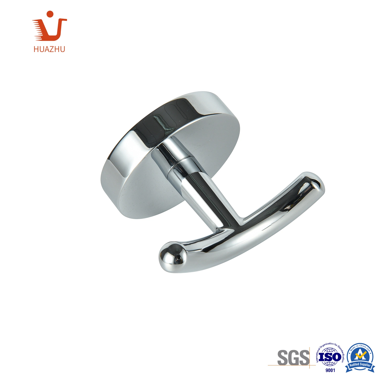 Bathroom Accessories Stainless Steel Wall Mounted Towel Double Robe Hook Clothes Hangers