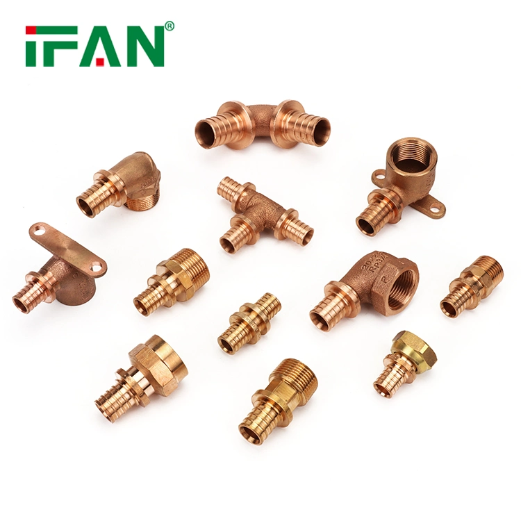 Ifan Factory Direct Sale Free Sample Hardware Bronze Fittings Plumbing Fittings