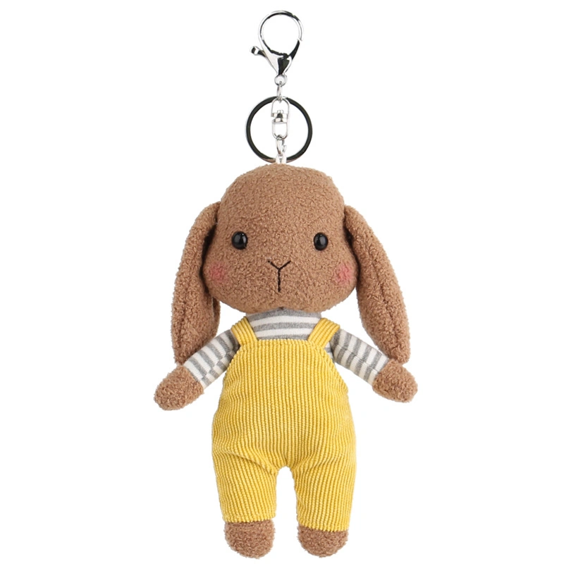 10cm Mini Keychain Size Soft Plush Animals Cute Stuffed Toy Rabbit Wholesale/Supplier