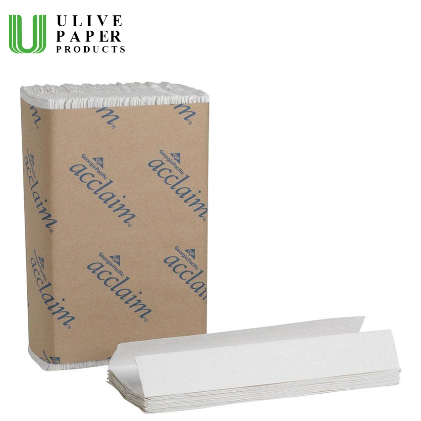 Ulive Premium 1ply 2ply Serviettes en papier pliées en accordéon/Z-pli/N-pli