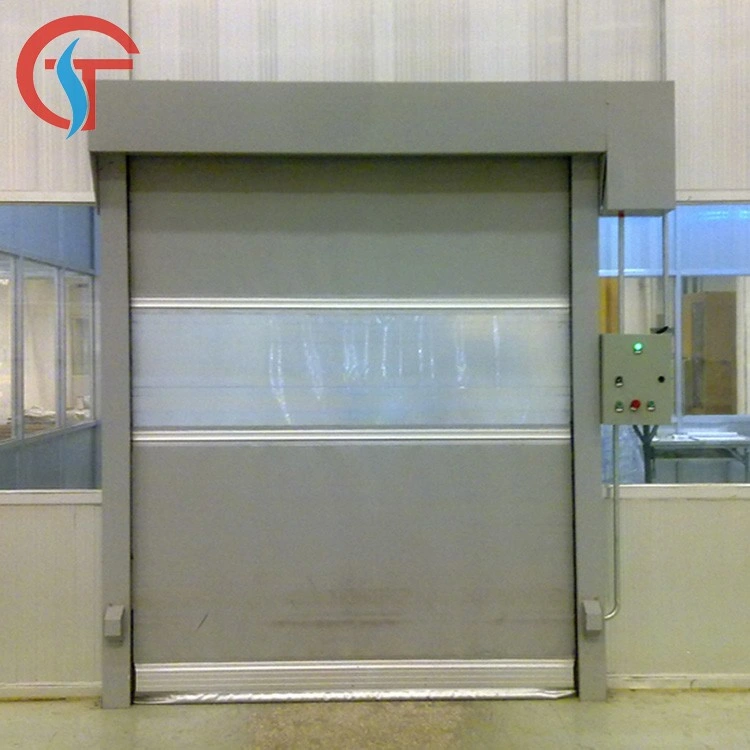 Auto Industrial PVC High Speed Sheet Shutter Door/Fast Roller Shutter Door (ST-001)