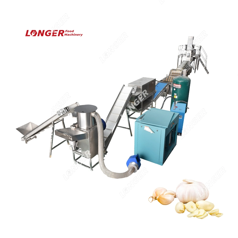 Industrial Garlic Peeling Machine Garlic Cover Remover Machine Peeled Garlic Packing Machine